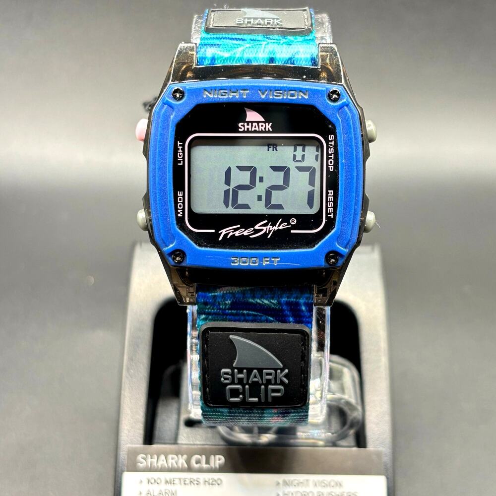 Freestyle Shark Classic Clip Evening Palms FS101213 Digital Surf Watch NIBWT